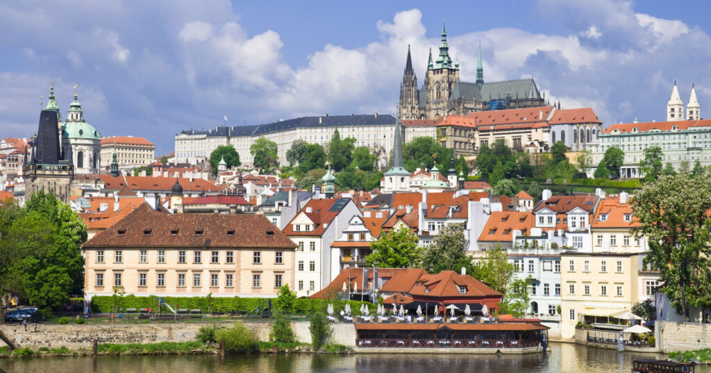 View of Prague Castle (Czech: Prazsky hrad)